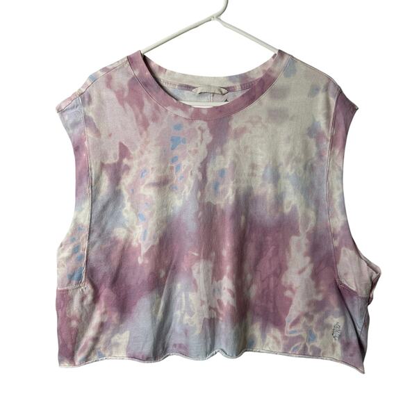 FP Movement by Free People Inspire Printed Cropped Tank Top Size Small - Picture 1 of 9